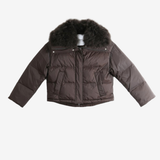 Brown jacket, front view