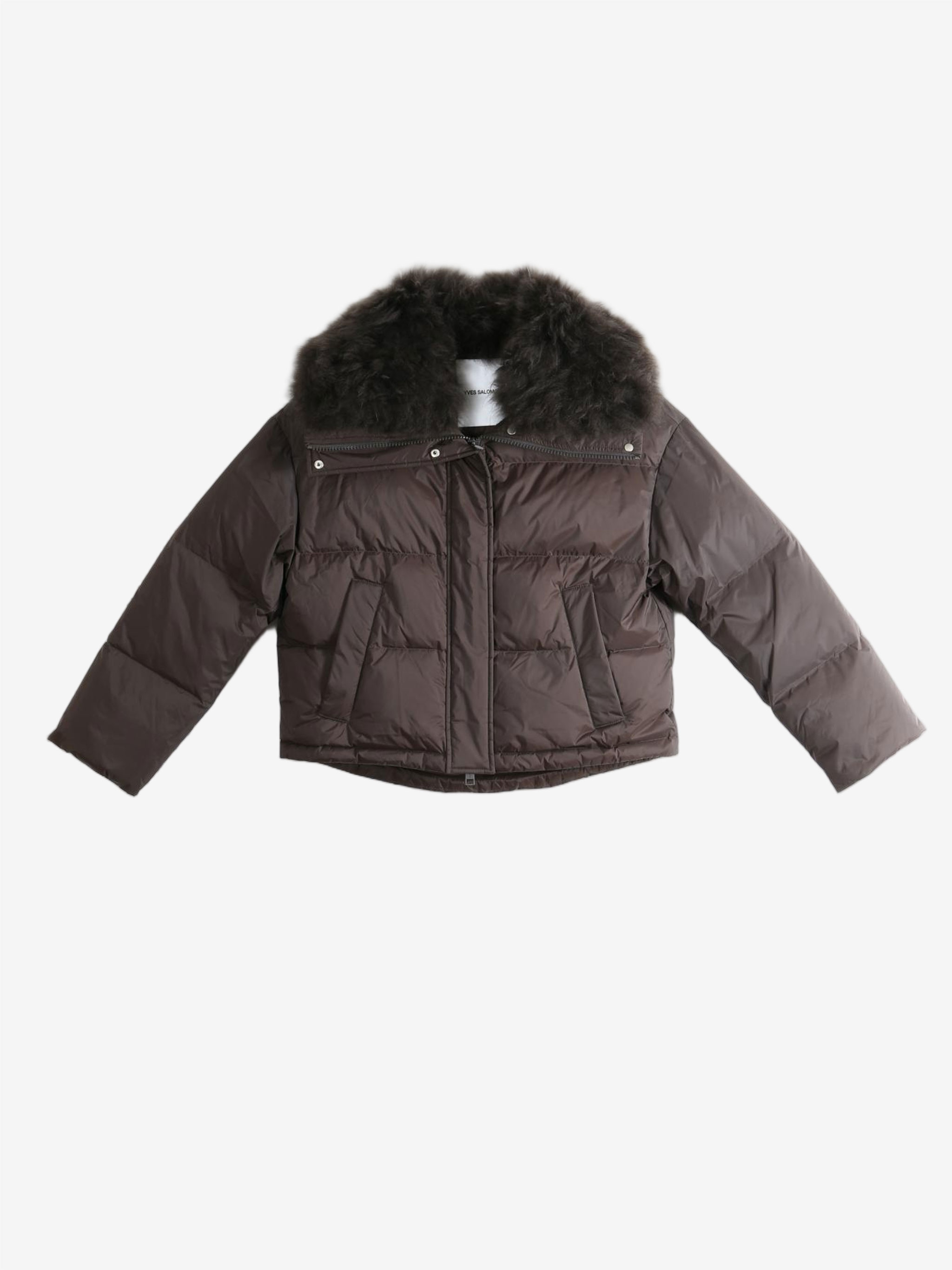Brown jacket, front view