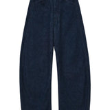 Navy pants, front view