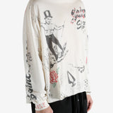 White t-shirts worn by a person, showing the t-shirts fit