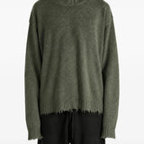Green top, full body view
