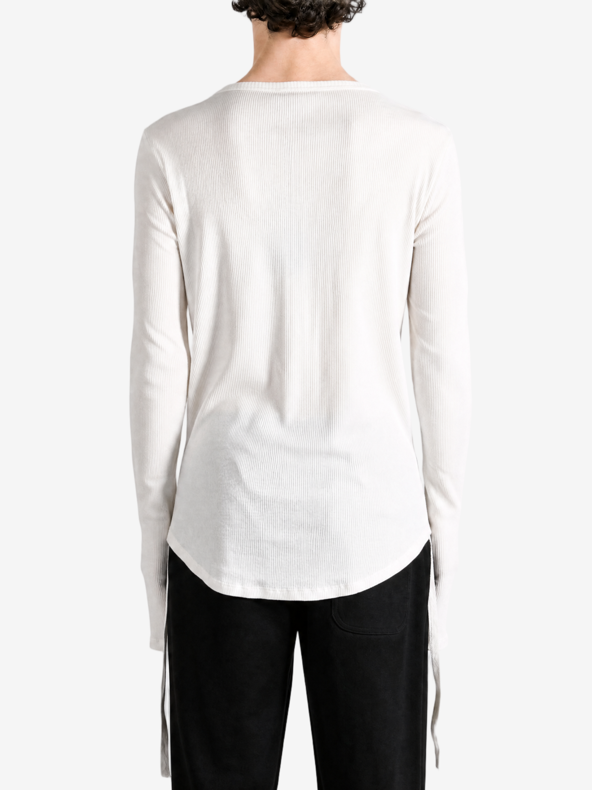 Tan top, full body view