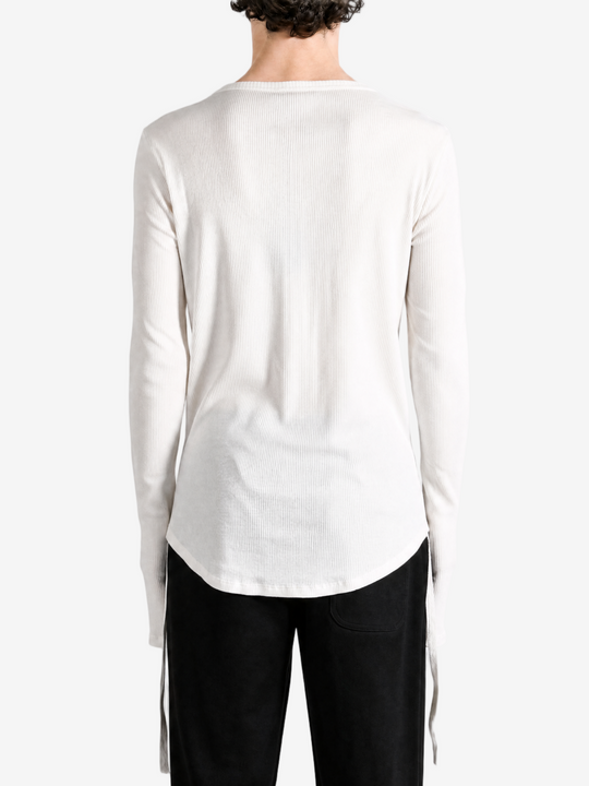 Tan top, full body view