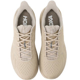 Tan shoes, front view