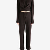 brown sweater,full body view