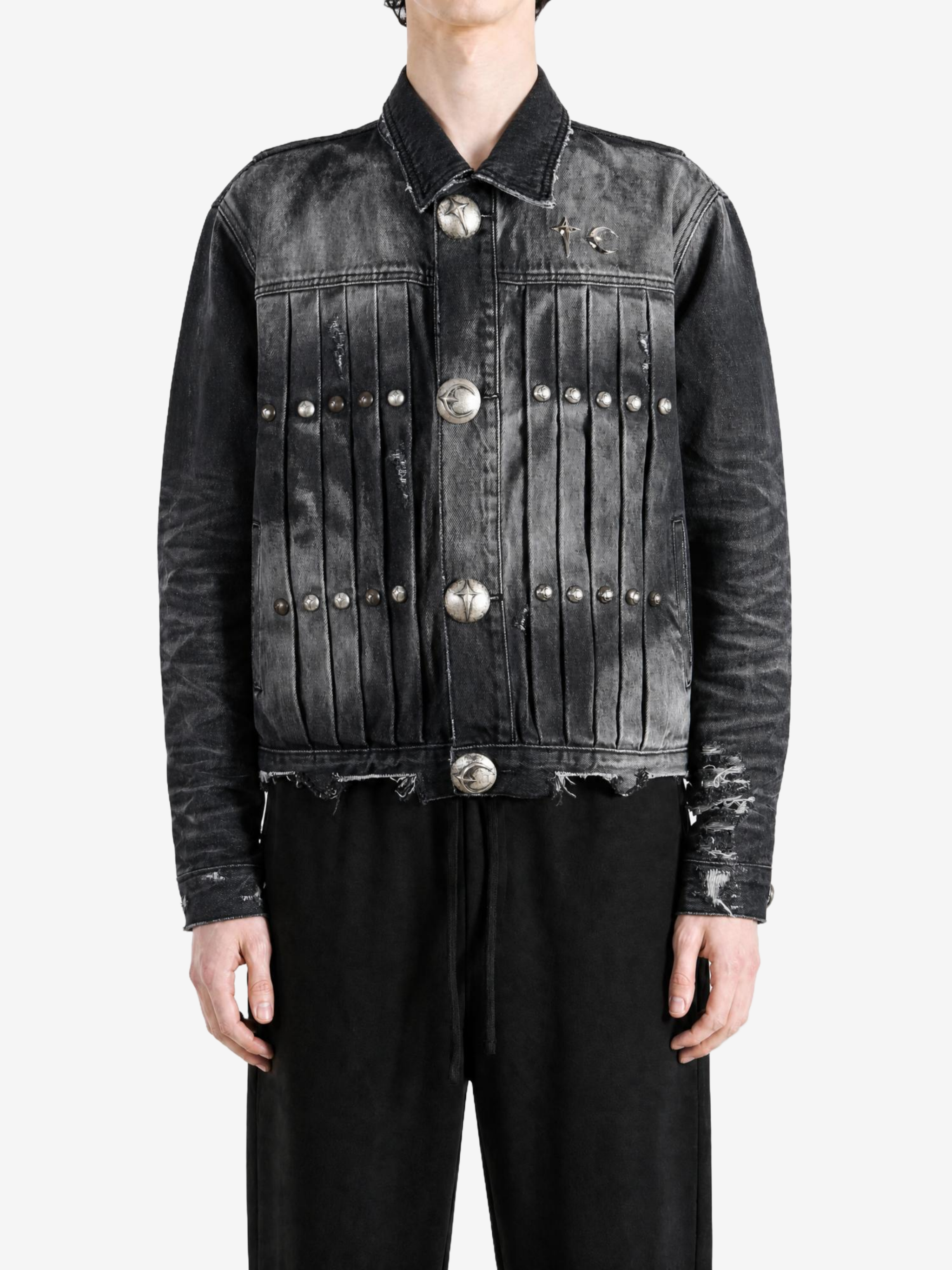 Black jacket, full body view