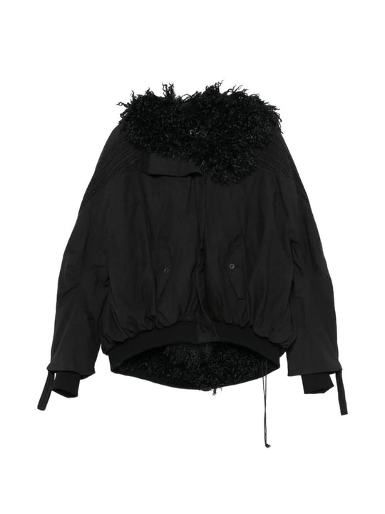 Black jacket, front view