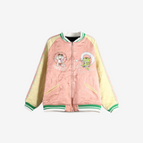 Pink jacket, front view