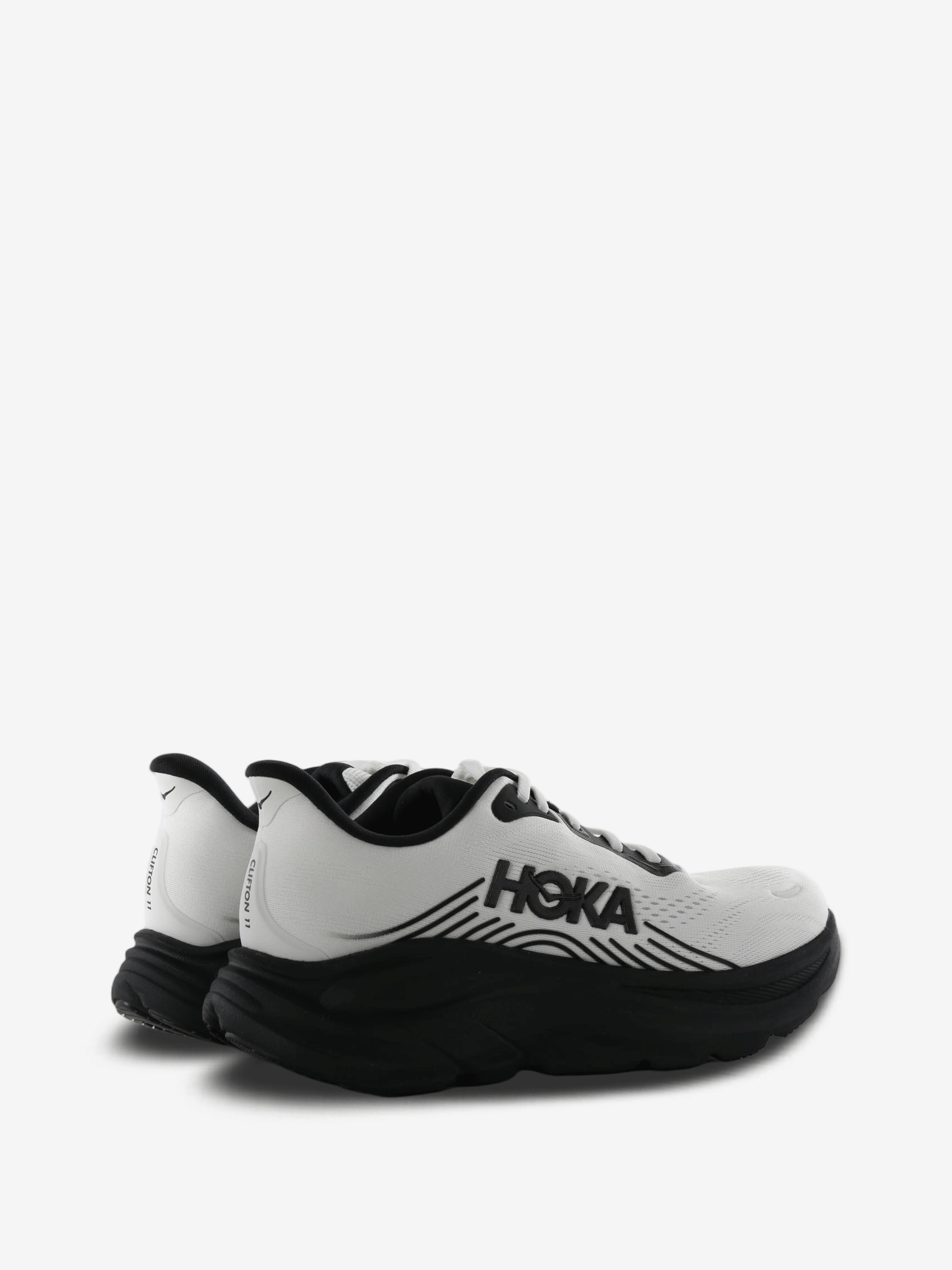 White shoes, side view