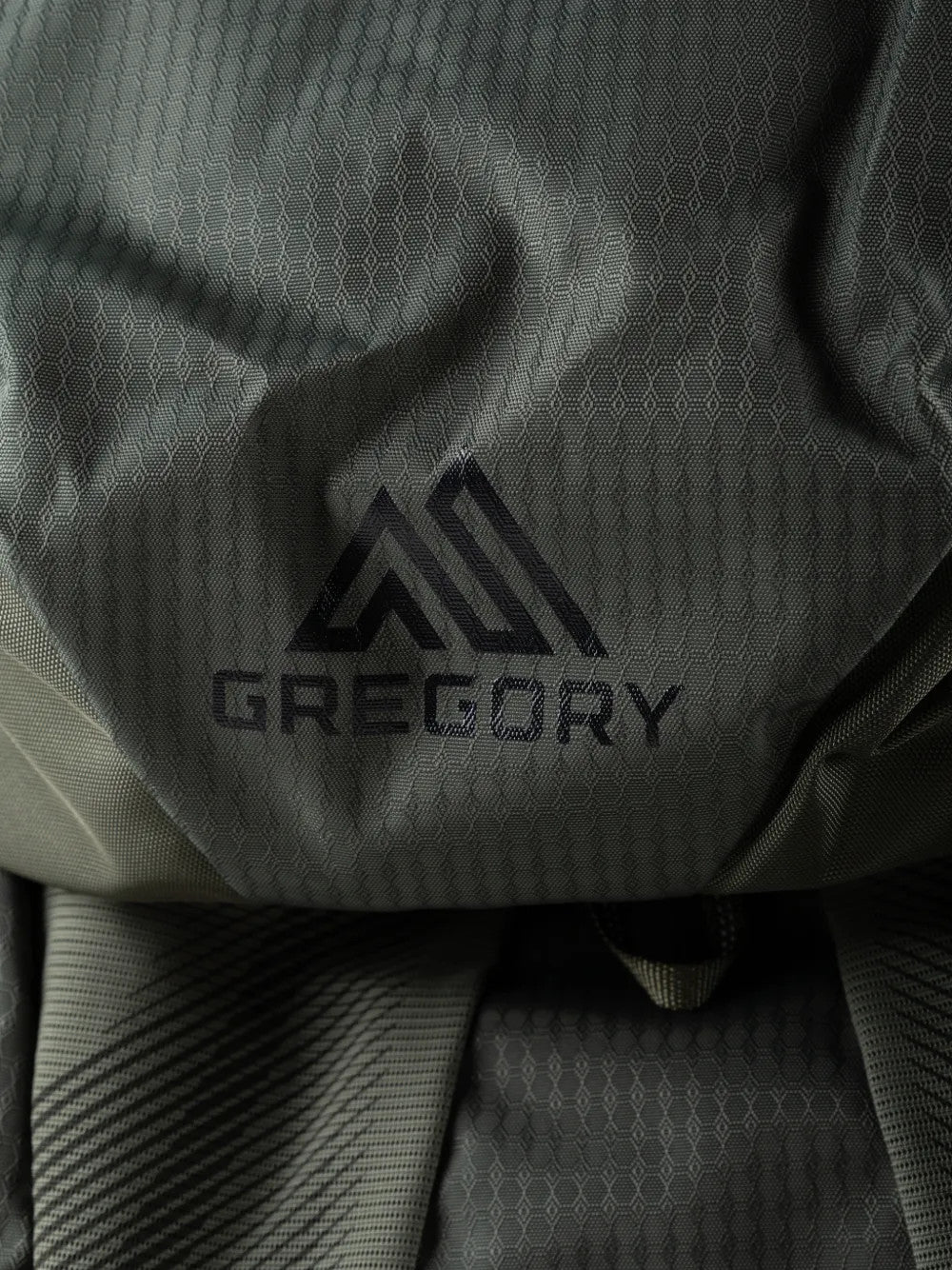 Close up of Green bag, showing detail