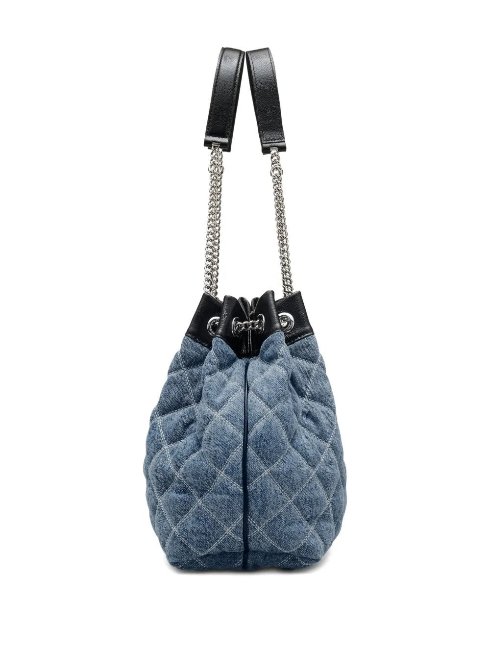 Blue bag, side view