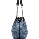 Blue bag, side view