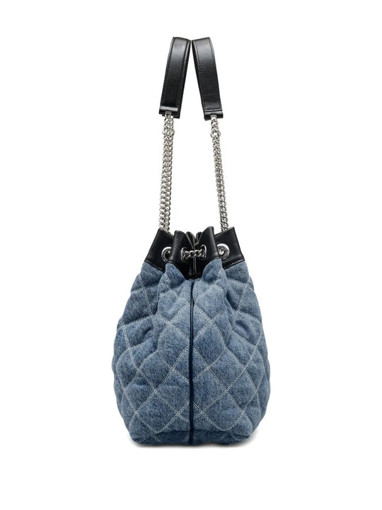 Blue bag, side view
