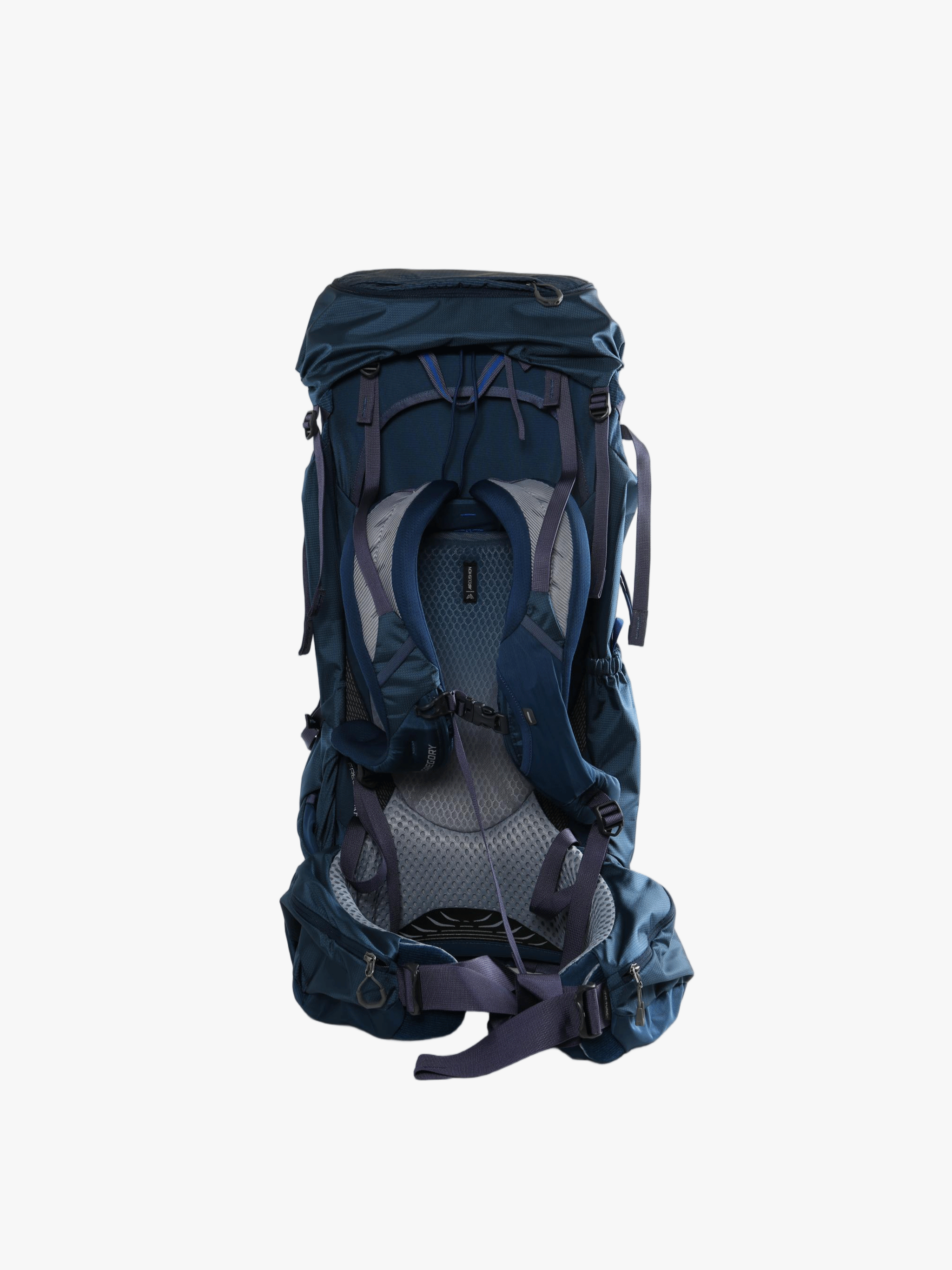 Navy bag, back view