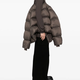 Grey jacket, full body view