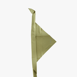 Green scarf, side view