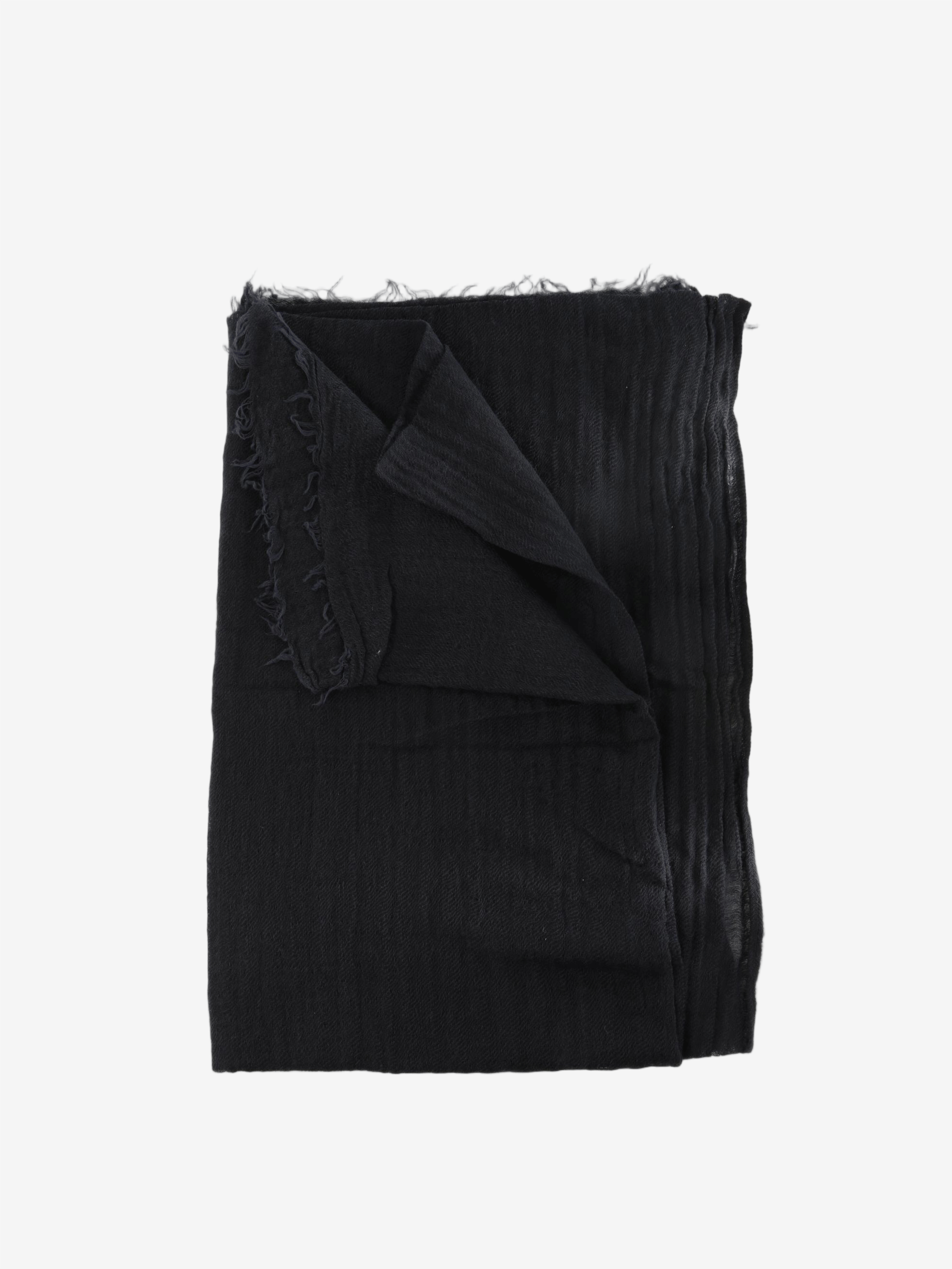 Black scarf, front view