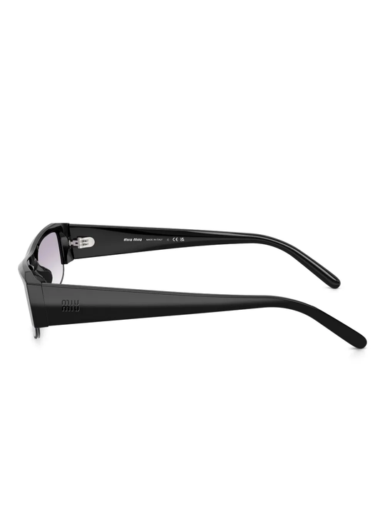Black eyewear, side view