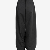 AMOMENTO - Women Two Tuck Wide Banding Pants
