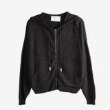 Black hoodie, front view