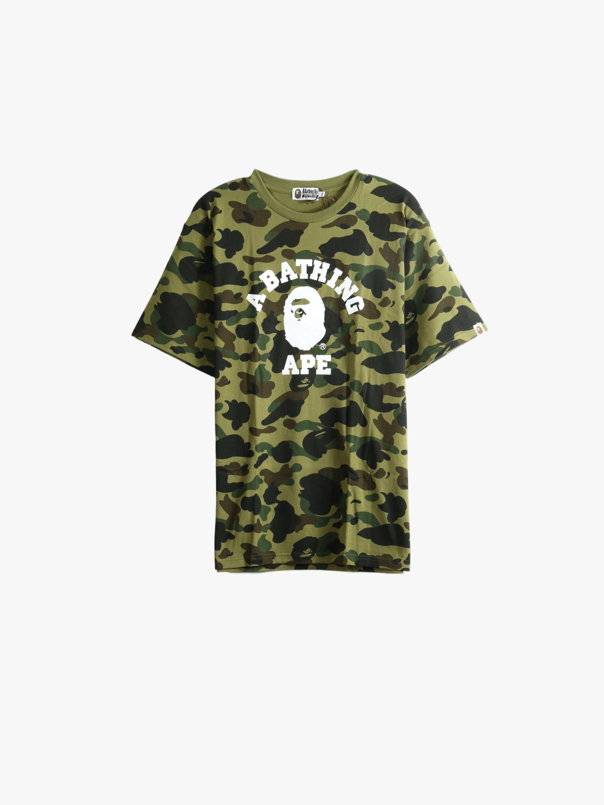Green t-shirt, front view