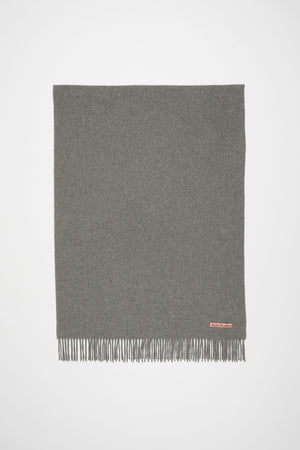 ACNE STUDIOS - Unisex Fringe Oversized Wool Scarf