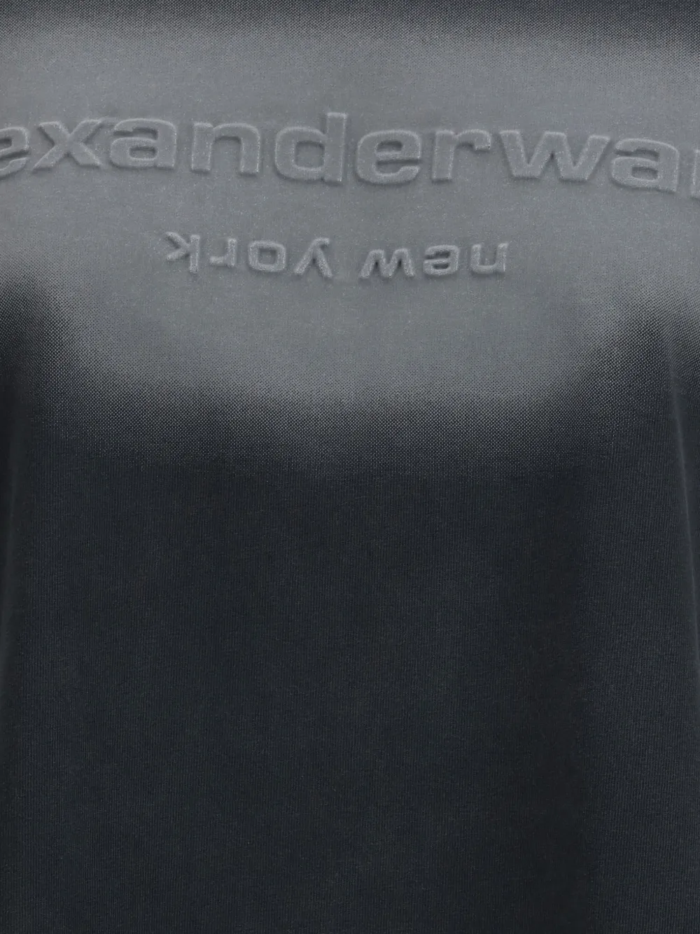 Close up of lack t-shirt,showing texture of the cotton fabric