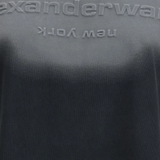 Close up of lack t-shirt,showing texture of the cotton fabric
