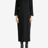 Black dress, full body view