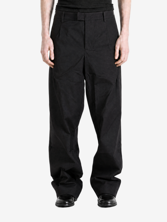 Black pants, full body view