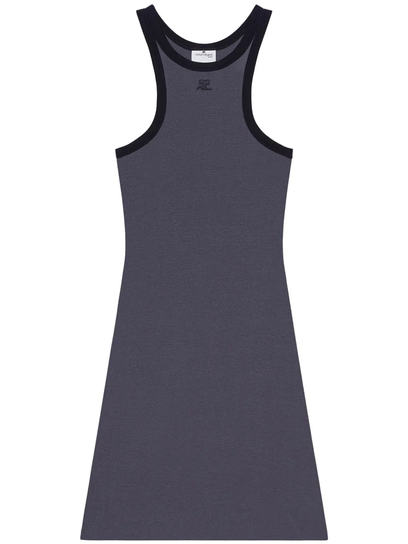 COURRÈGES - Women Contrast Scuba Mini Dress