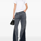 White t-shirt,full body view