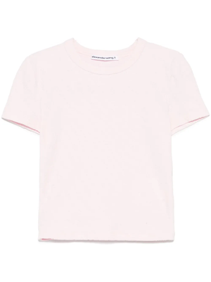 T BY ALEXANDER WANG - Women Crew Neck Short Sleeve Baby Tee