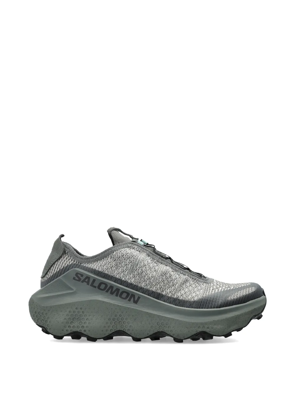 Grey sneakers, front view