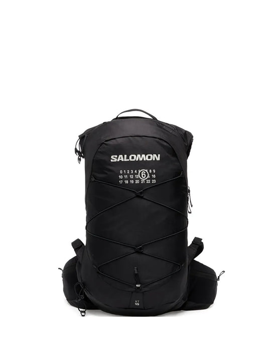Black backpack,front view