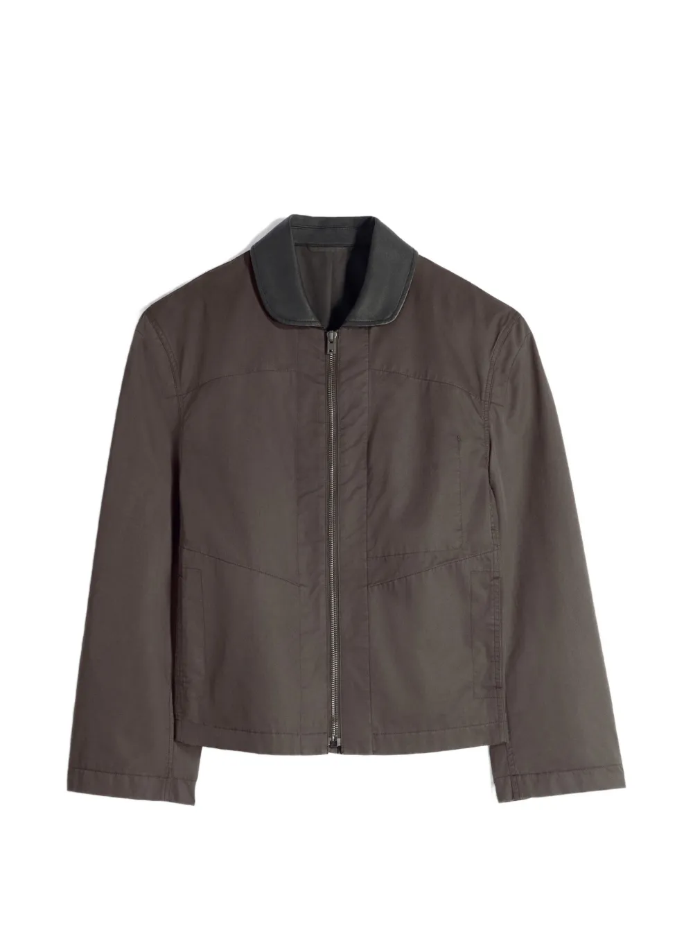 Brown jacket, front view