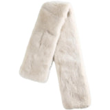 White scarf, front view