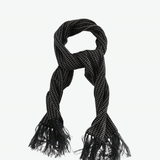 Black scarf, front view