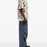 Tan shirts,full body view