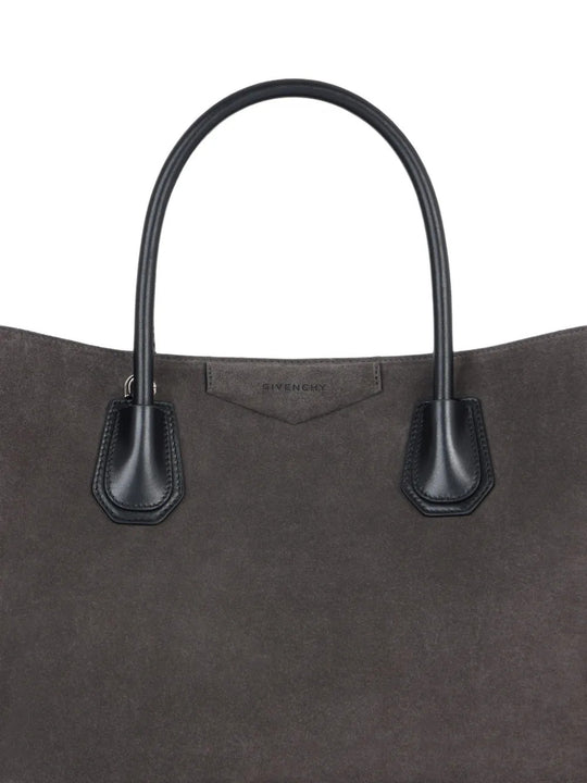 Grey bag, front view