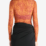 DRIES VAN NOTEN - Women Printed Turtleneck Tee