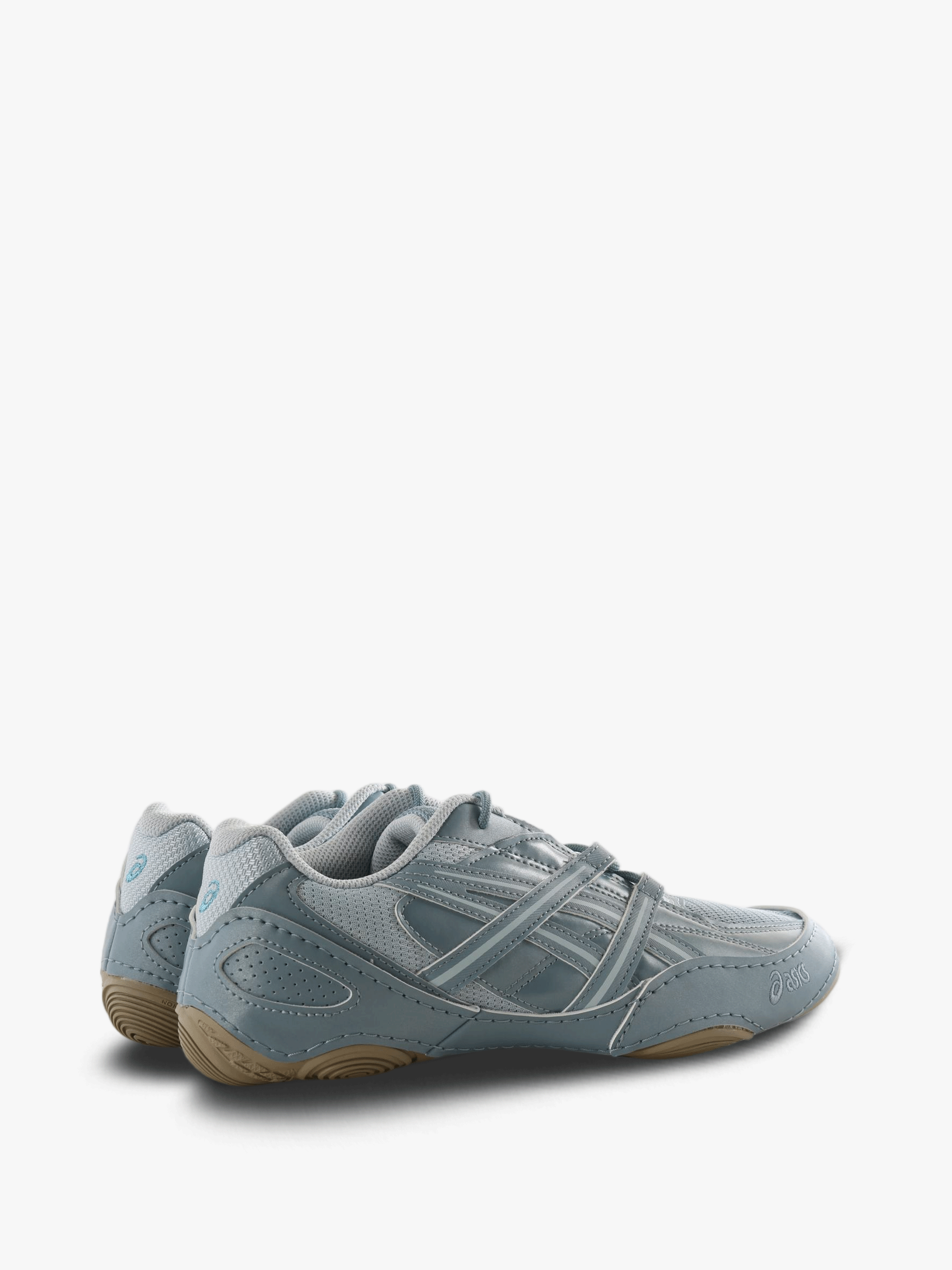 Grey shoes, side view