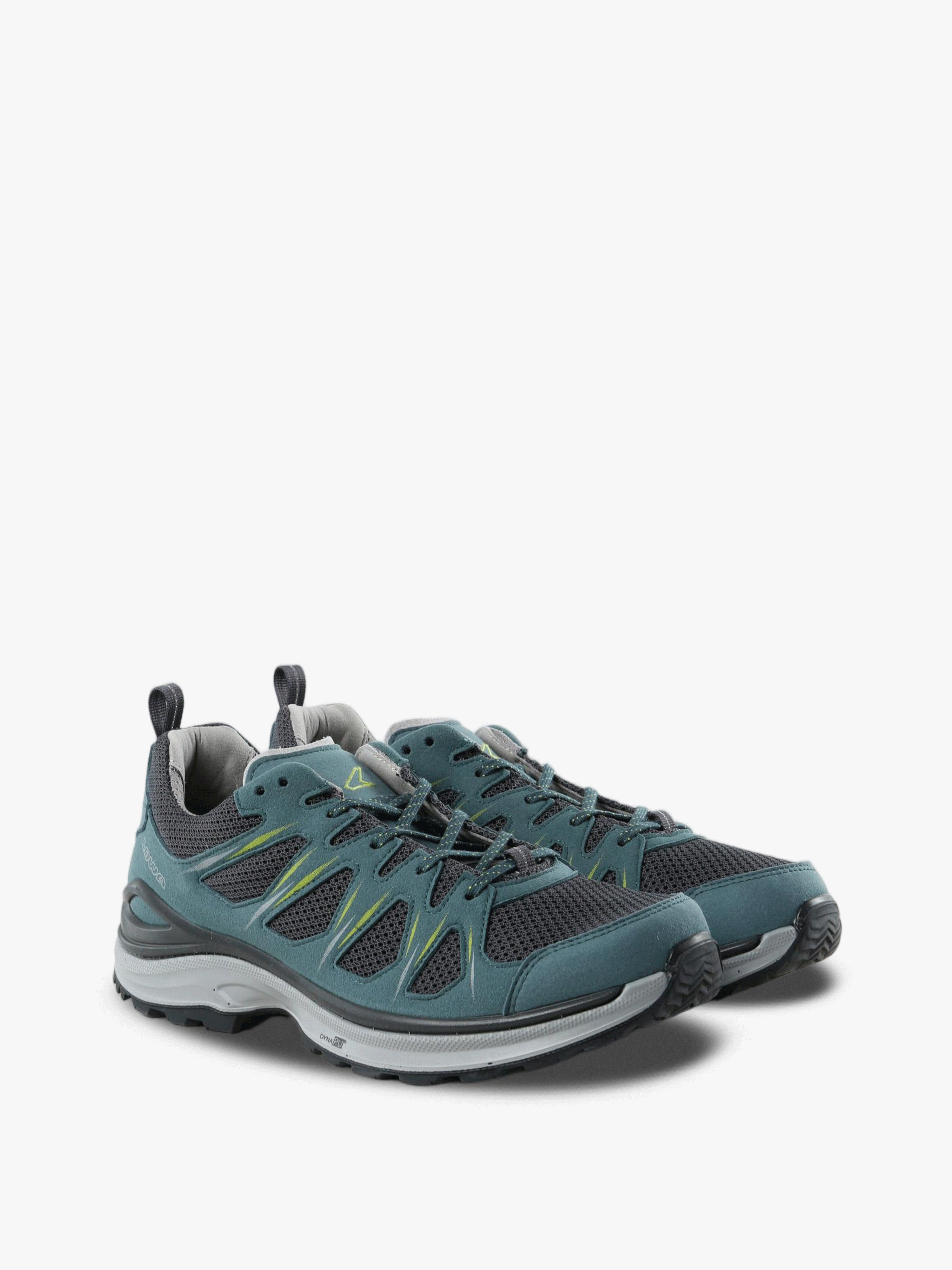Green shoes, front view