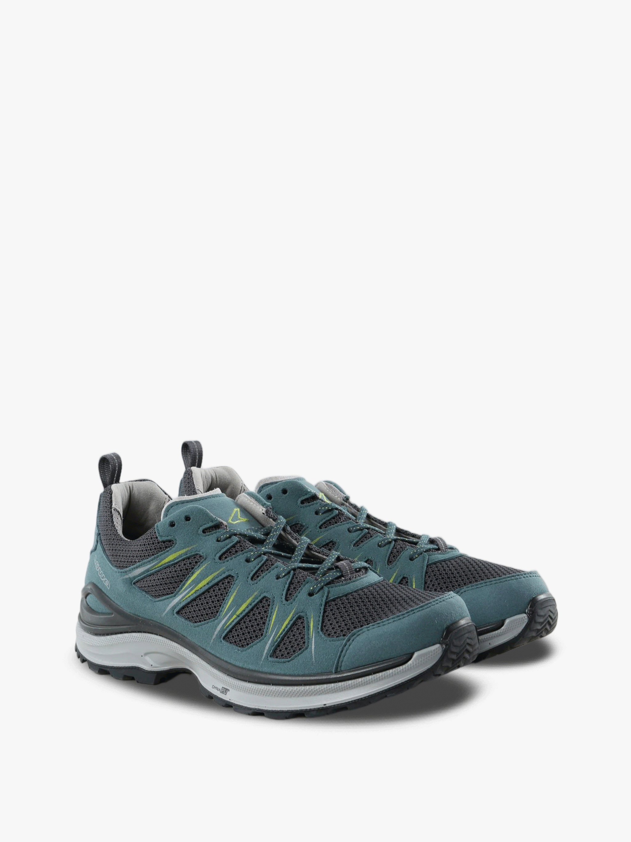Green shoes, front view