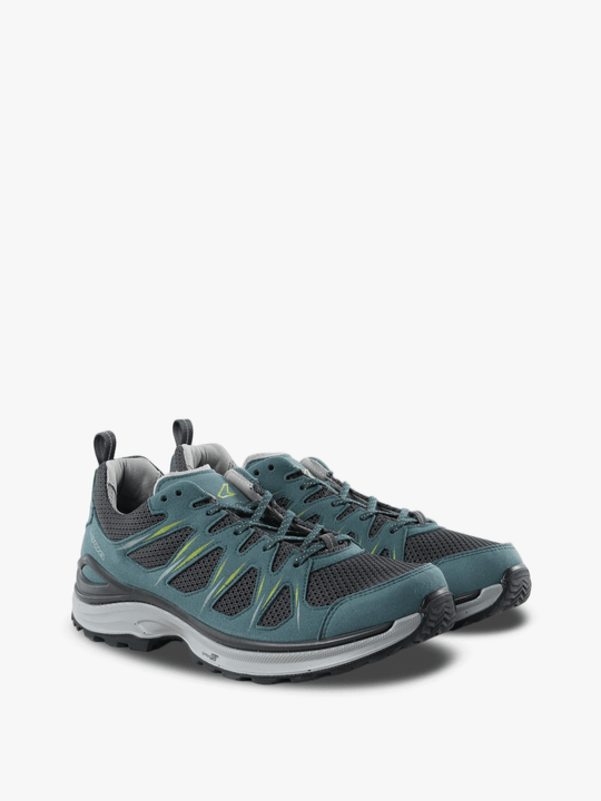 Green shoes, front view