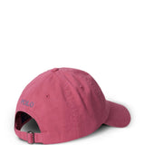Pink hat, back view