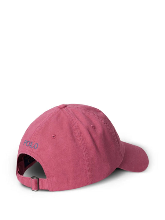 Pink hat, back view
