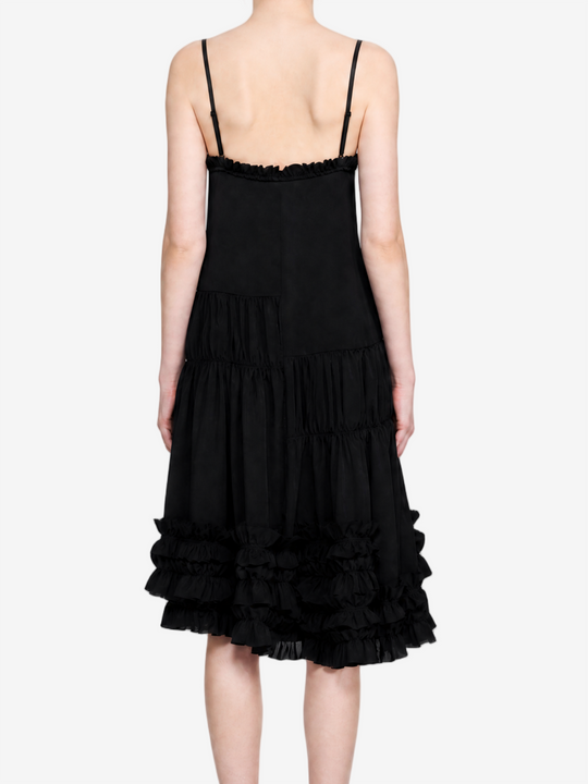 Black dress, full body view