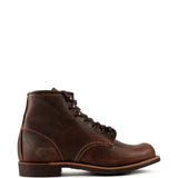 Brown boots, side view