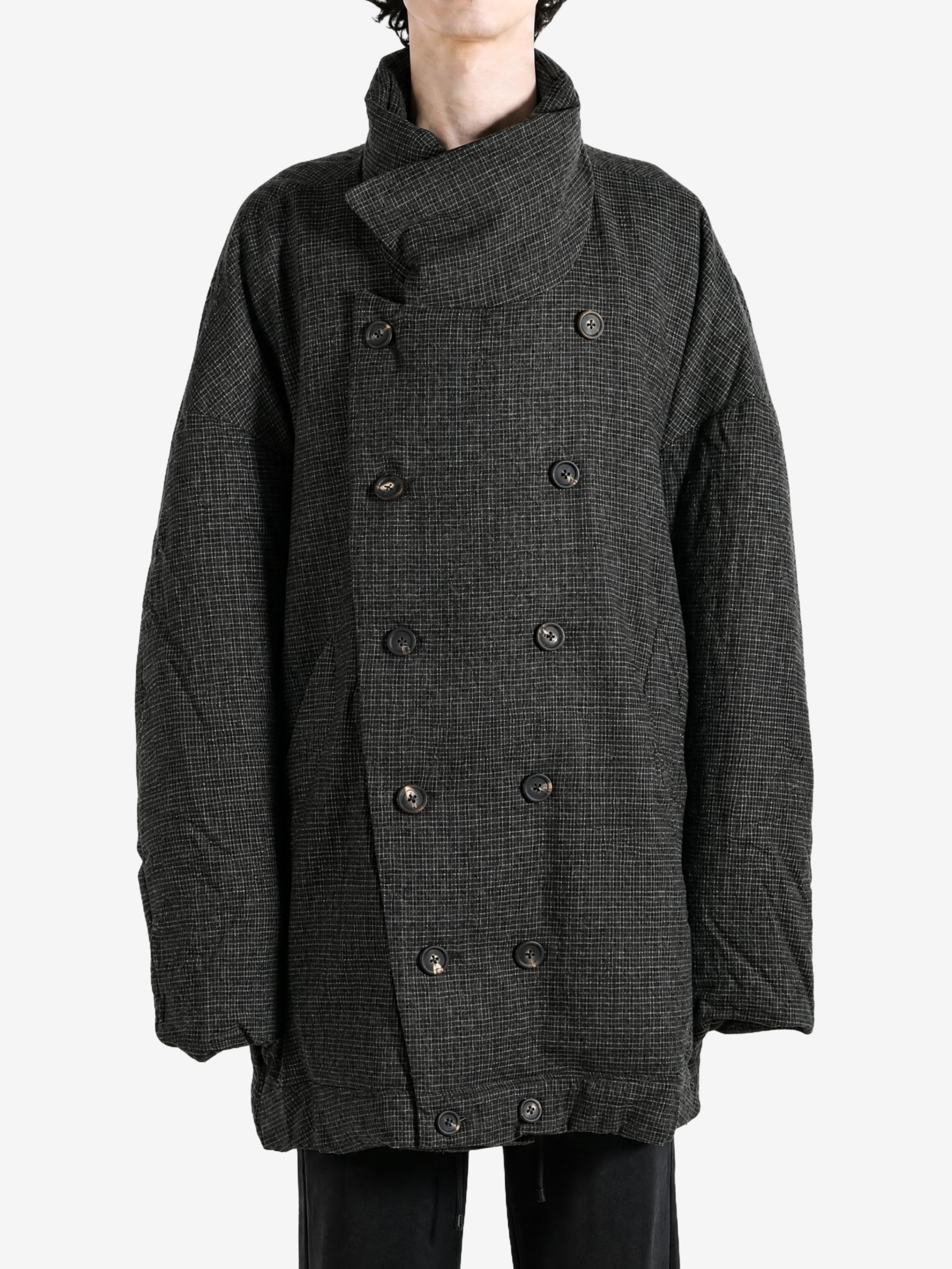 Grey jacket, front view